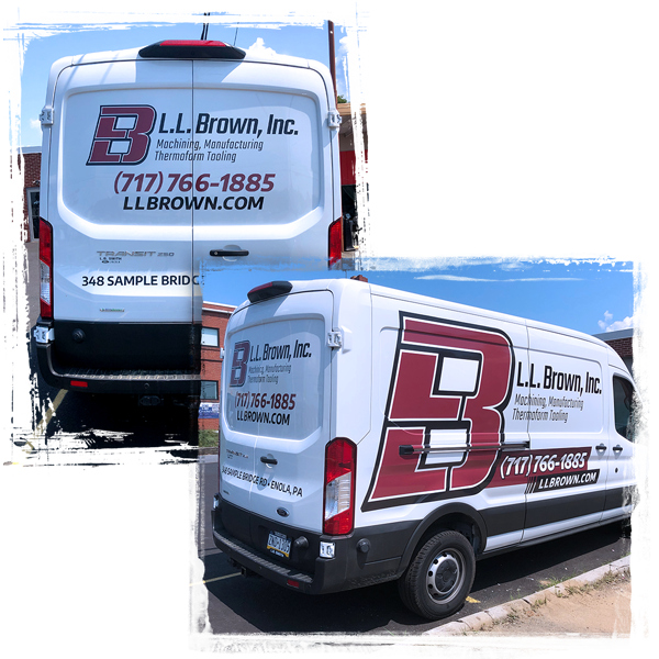 L.L. Brown Delivery Van Graphics