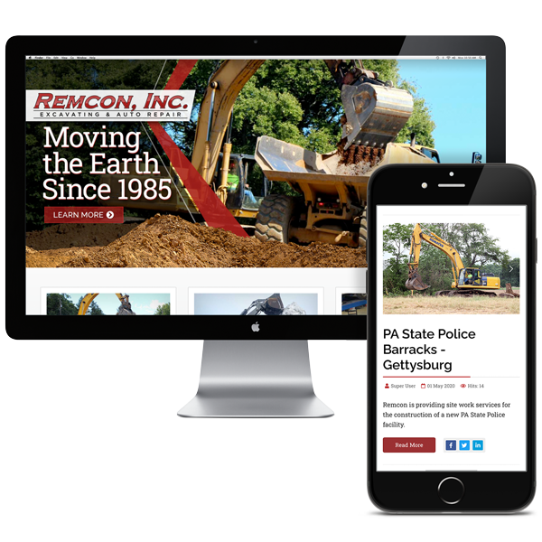 Remcon Excavation Website