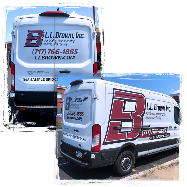 L.L. Brown Delivery Van Graphics